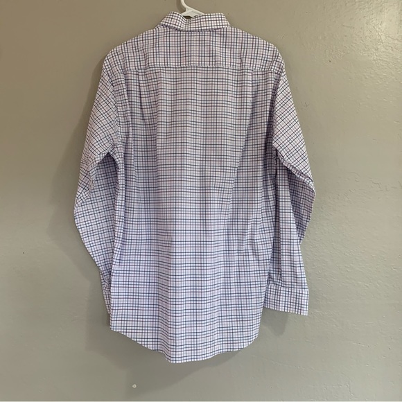 Men’s White Jos. A. Bank Long Sleeve Stretch Slim Fit Button Down Shirt - Picture 4 of 5